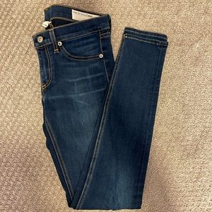 Rag and Bone Skinny Blue Jeans.  Size 27.